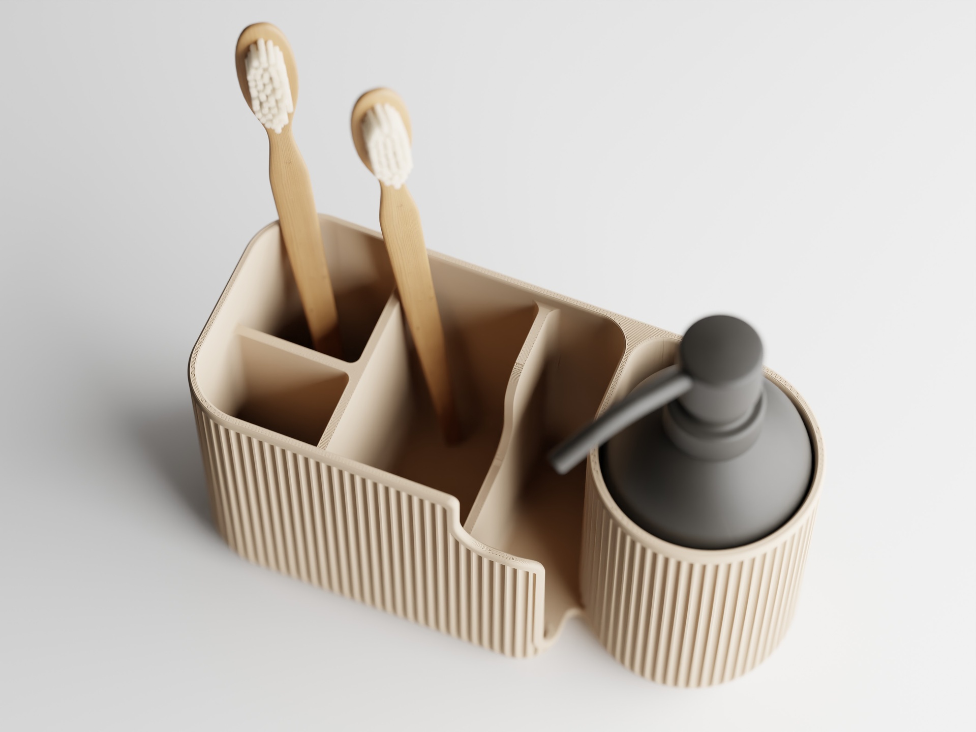 Organizer Duova – Elegantan Ovalni Organizer za Kupatilo - Galanterija, slika 2